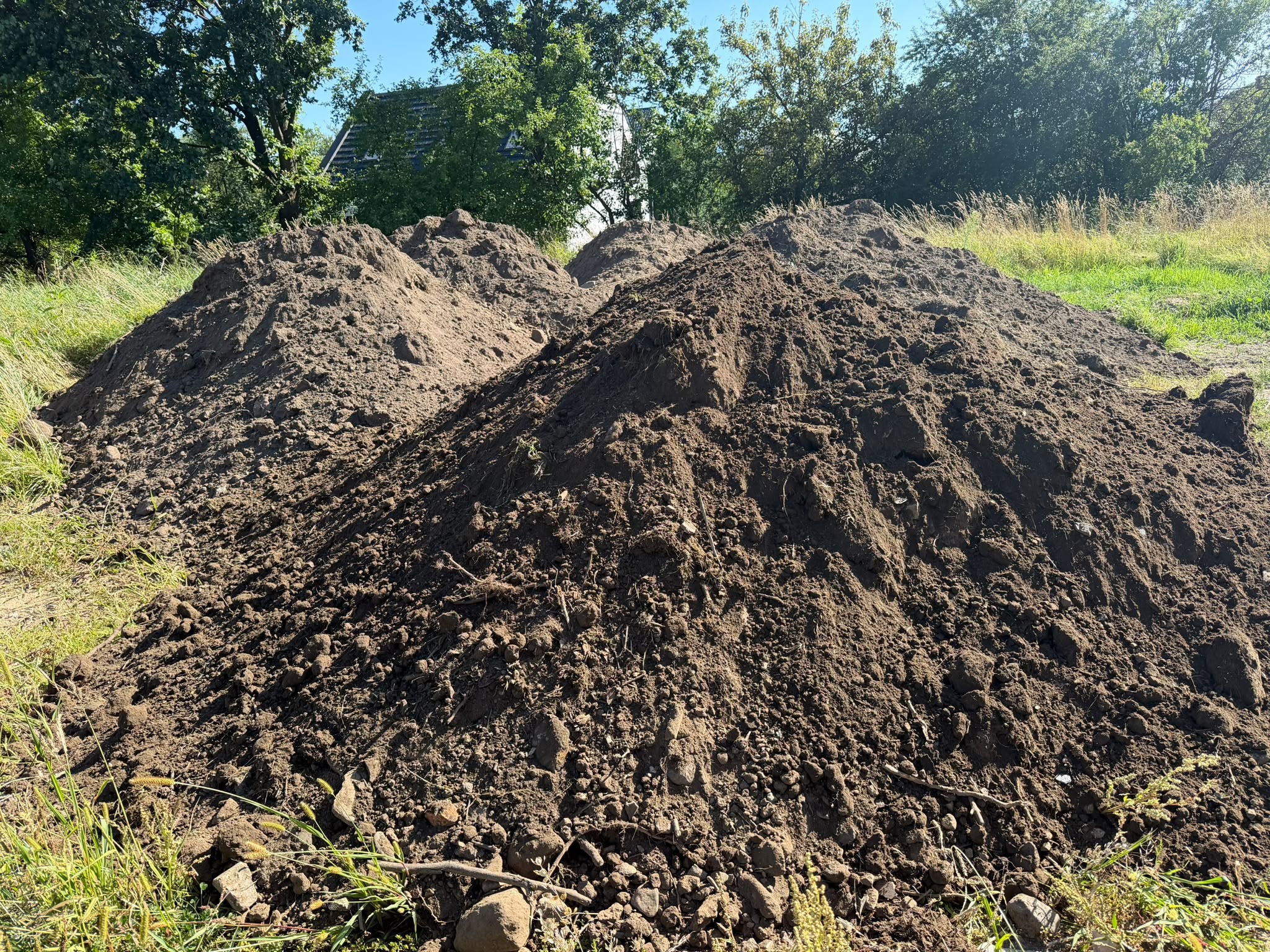 Materiał na placu prac